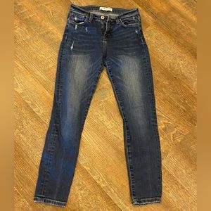 Flying Monkey skinny ankle jeans.